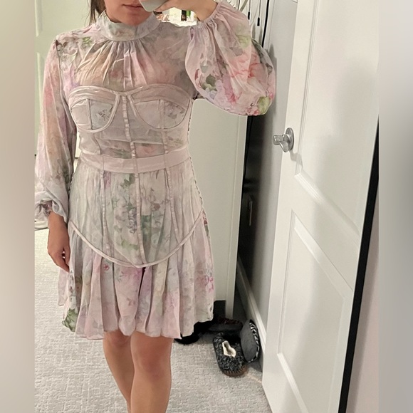 Miss Ord Floral Print Mini Dress - Picture 8 of 8